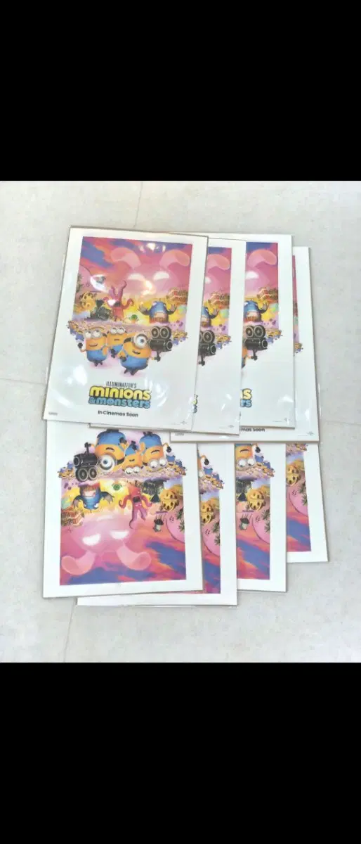 미니언즈&몬스터즈 포스터 A3사이즈 메가박스