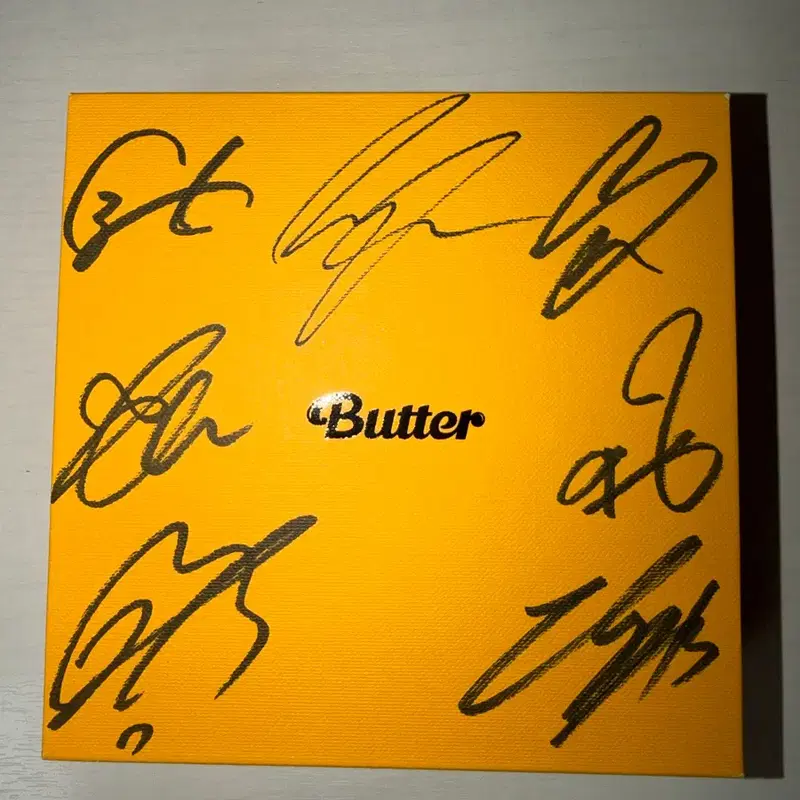 방탄소년단 BTS Butter 버터 앨범 친필 사인 싸인