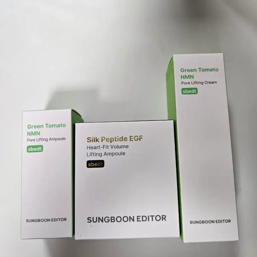 미개봉)성분에디터그린토마토NMN3종세트 앰플&크림&볼륨리프팅앰플세트
