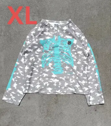 9090 Bone Henry Neck Thermal L/S Tee