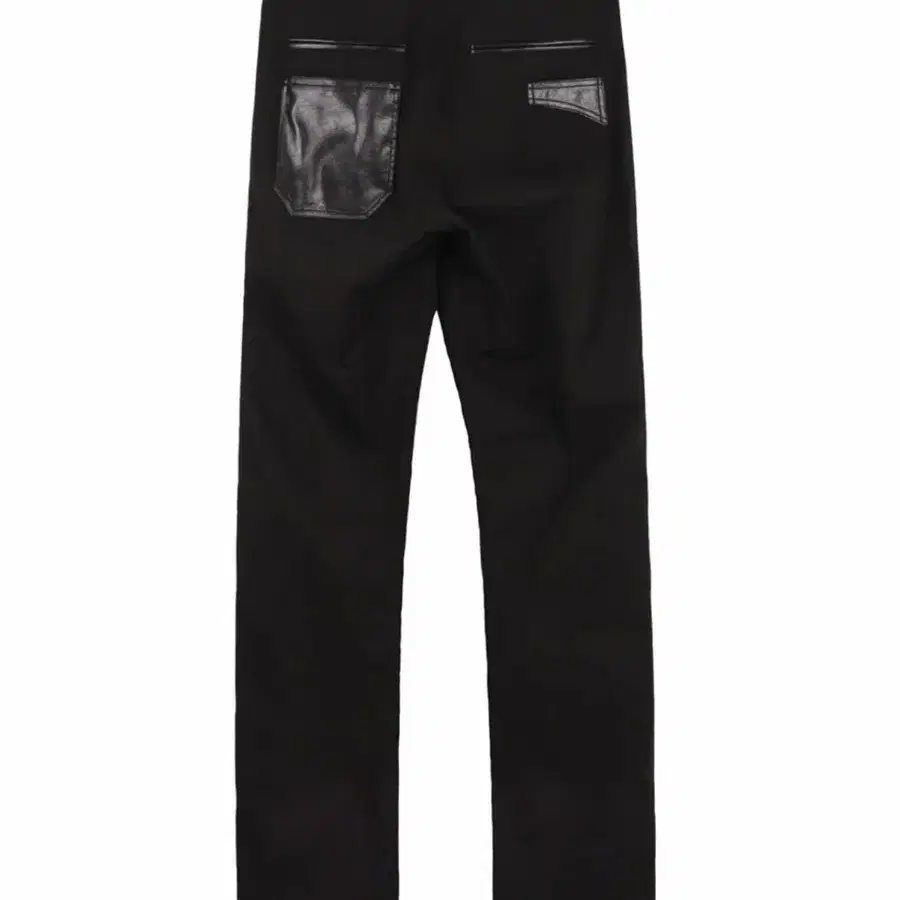 Inside the emotion Leather Pocket Pants - Black