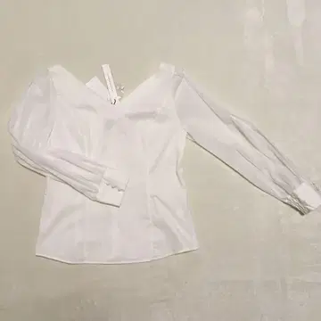 미사용 새상품 바너레트 소매 시스루 셔츠
