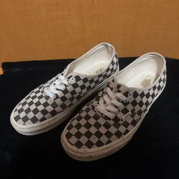 VANS 체커 오센틱 스니커즈 US 규격 박스 포함 체크