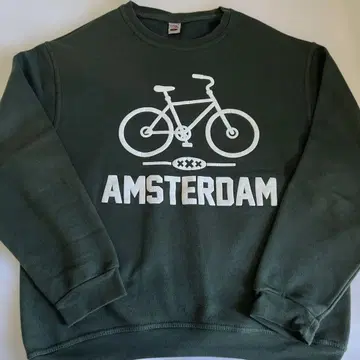 LOGO STAR AMSTERDAM 맨투맨 M 사이즈