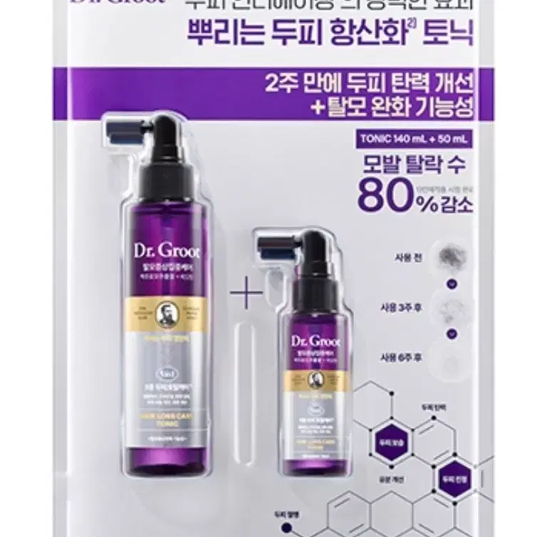 닥터그루트 두피 안티에이징 케어 토닉 140ml+50ml