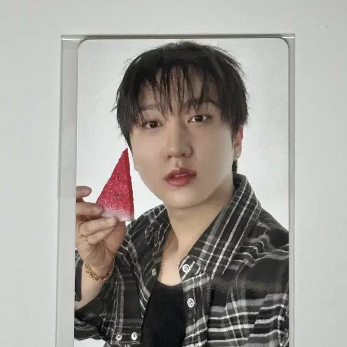 디스앤댓 팬즈샵 구매 특전 미공포 창빈 수박포카
