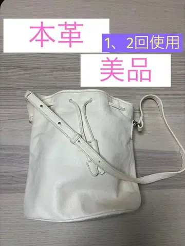 복조리 가죽 레더 숄더백 아이보리 화이트 완판템 복조리백