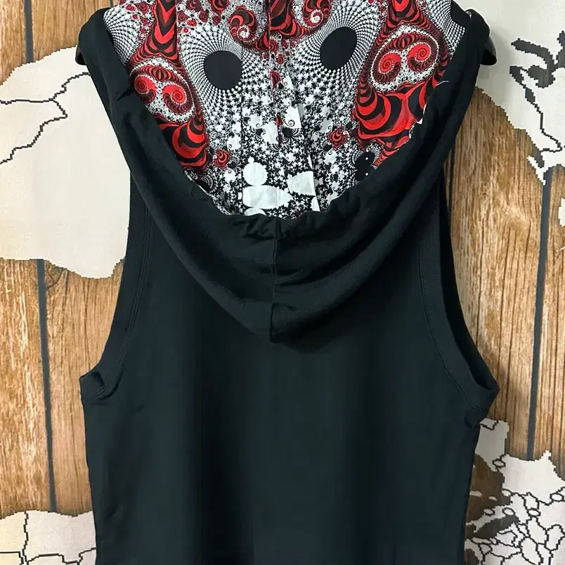 THOMAS WYLDE 토마스 와일드 크리스털 스파이더 후드 베스트 L 새상품