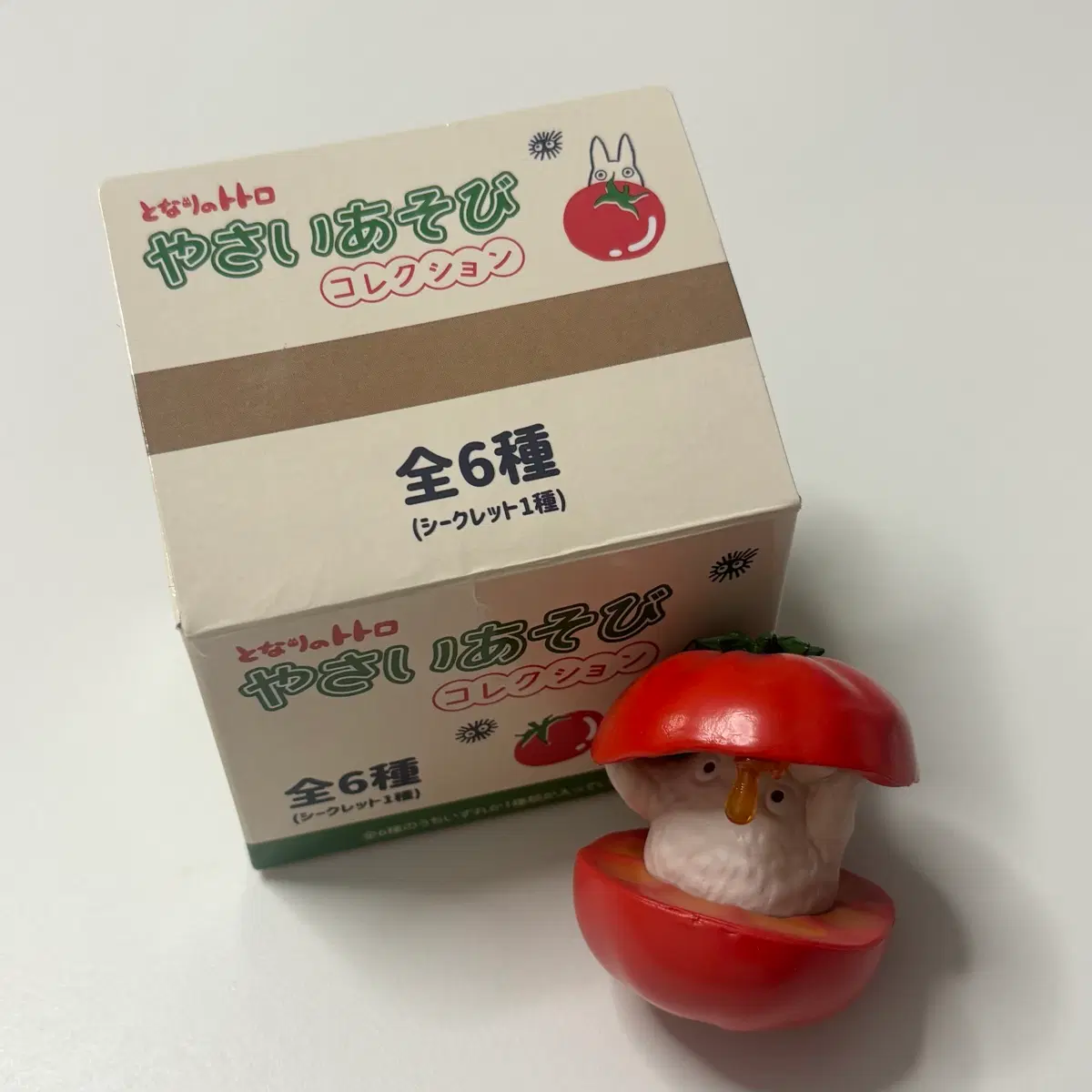 지브리 야채와 소토토로 랜덤 피규어 토마토 이웃집 토토로