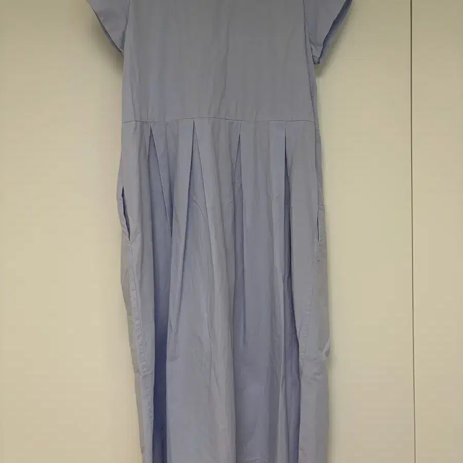 하늘색 셔츠 원피스