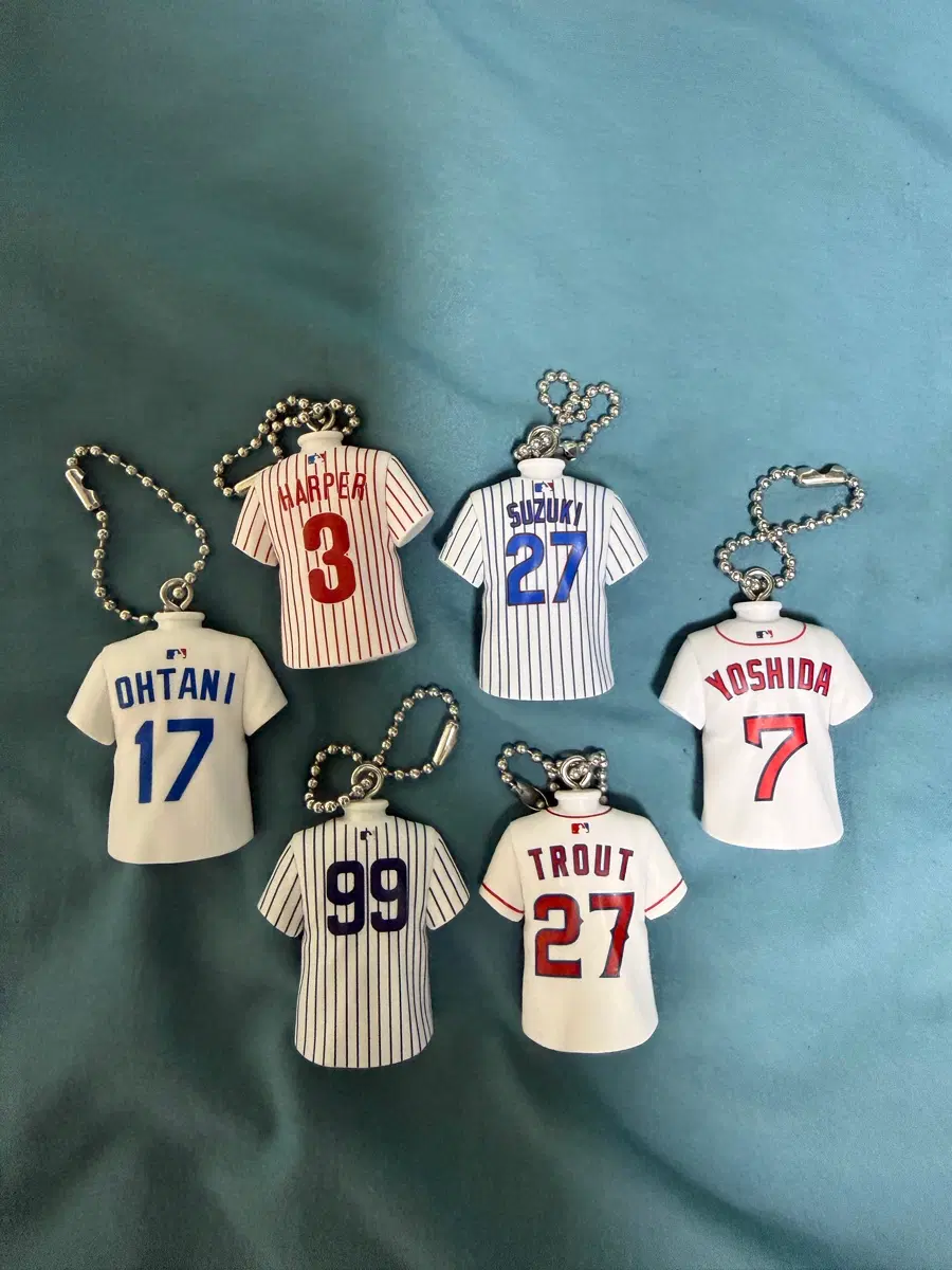 MLB 3D 유니폼 가챠 6종 팝니다