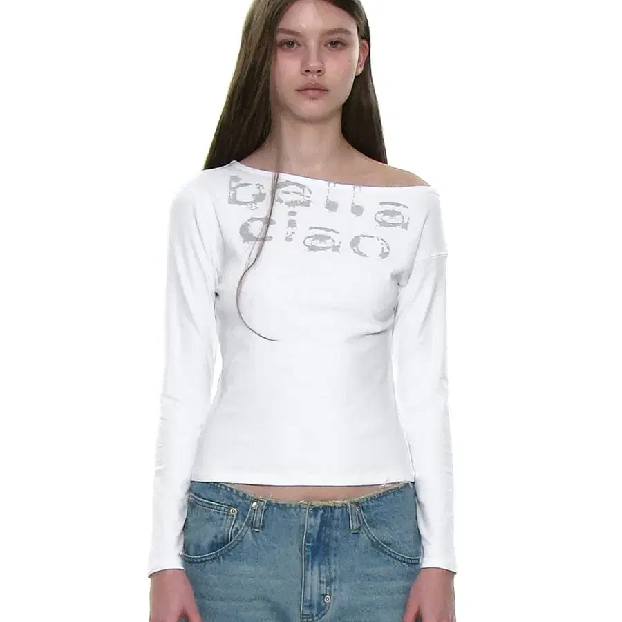 파르티멘토 Unbalanced Long Sleeve Tee 긴팔 티셔츠