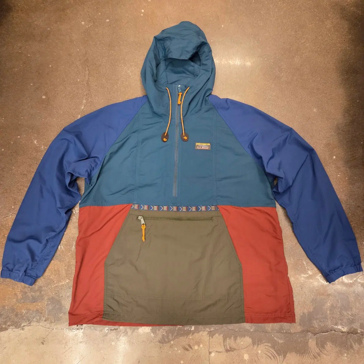 미국빈티지 LLBean 아웃도어 등산 후드 바람막이 자켓