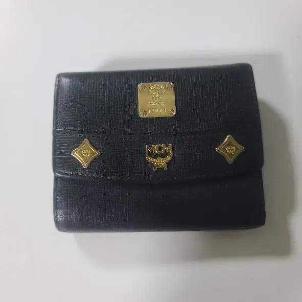 MCM 여성 지갑 블랙