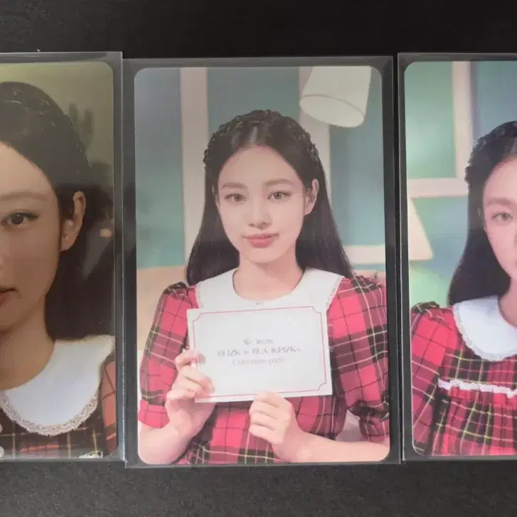 제니 jennie BLACKPINK BP 블랙핑크 블핑 포토카드 포카 BPTG the game 크리스마스