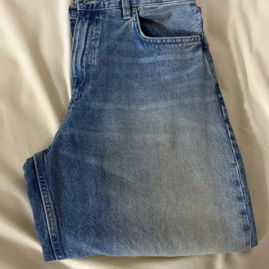 자라 크롭 워싱 데님 42size (34)
