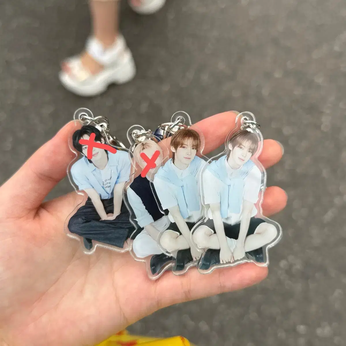 투어스 한진 일본 콘서트 랜덤 아크릴키링