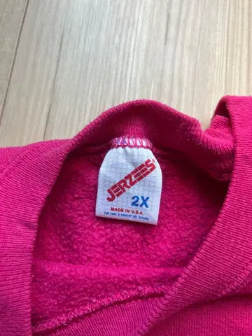 90s JERZEES 핑크 빅 사이즈 맨투맨 USA제