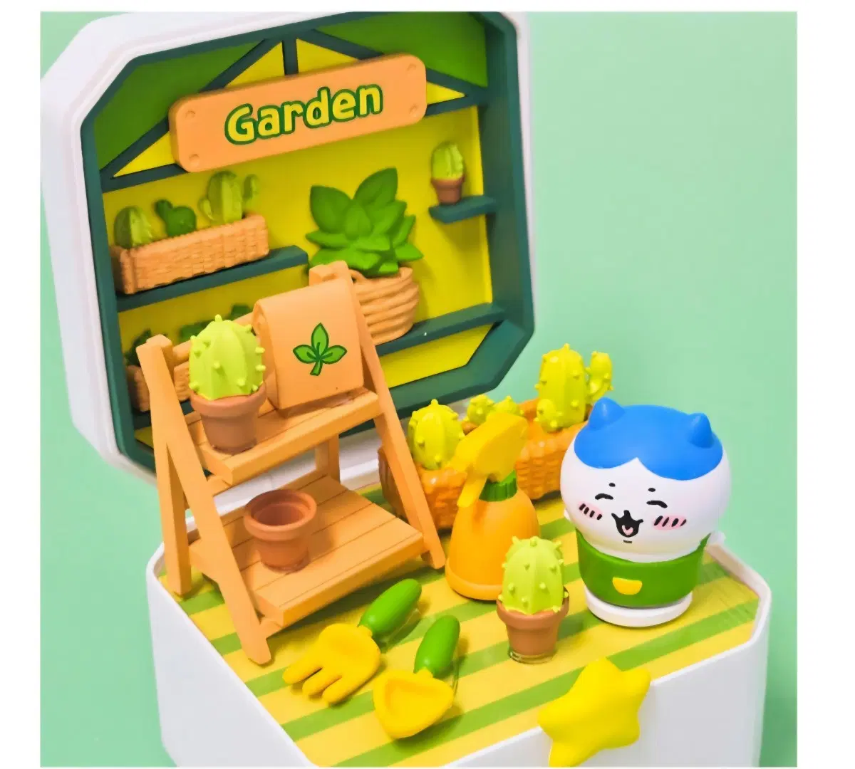 치이카와 먼작귀 콤팩트샵 꽃가게 하치와레 피규어
