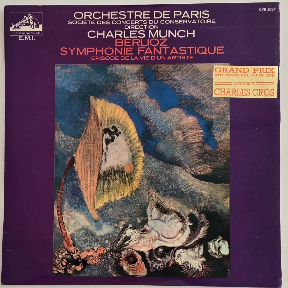 Charles Munch & Paris Orchestra - Berlioz Symphonie Fantastique LP (1967 French HMV First Press Semi-Circle)