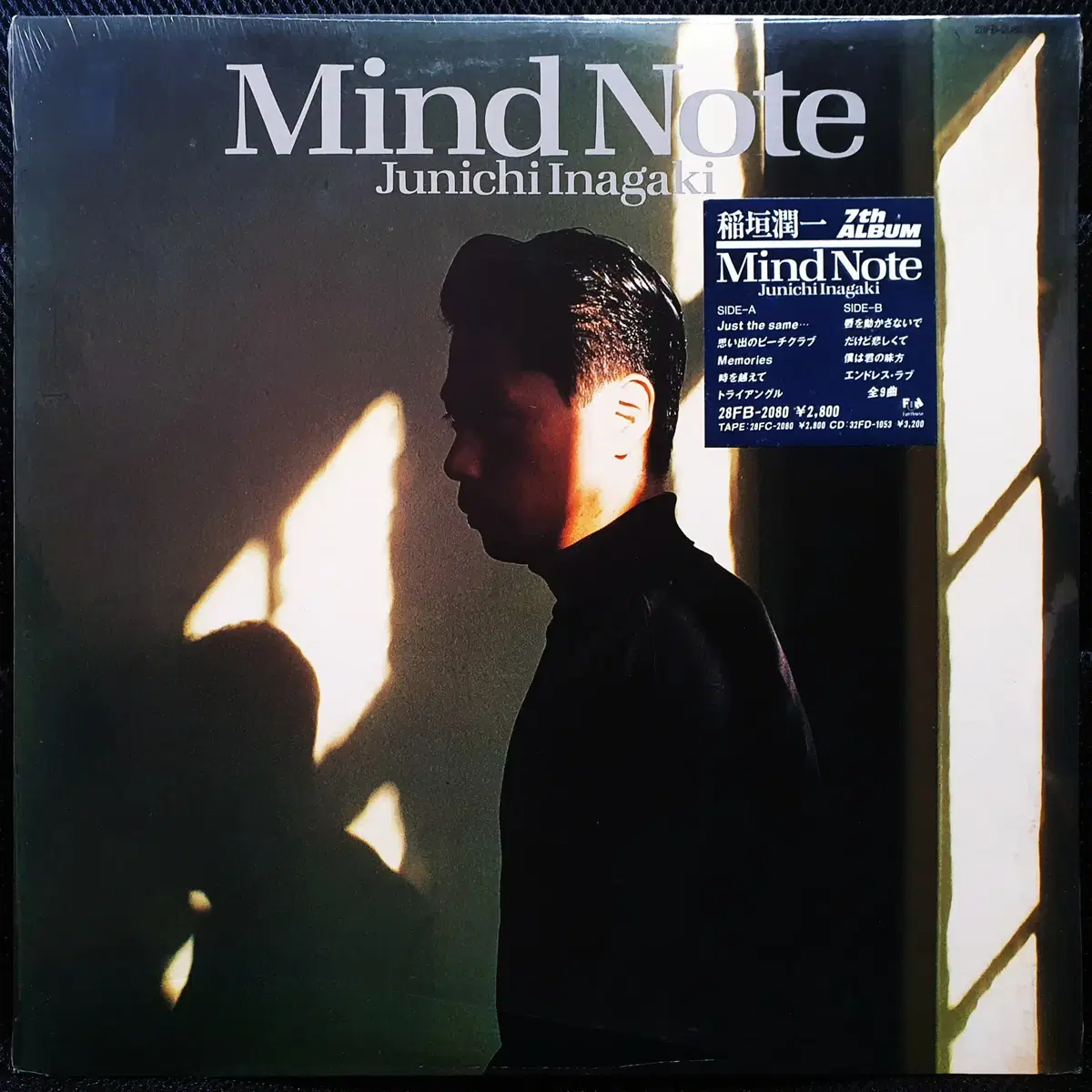 이나가키 준이치 Mind Note LP 미개봉 신품