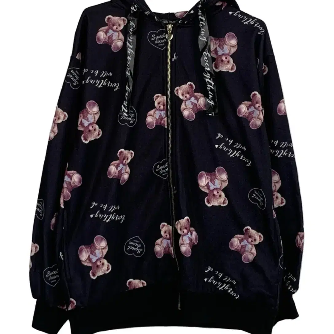 Dimmoire Evil Cat Hooded Zip-up Black | Bunjang Global