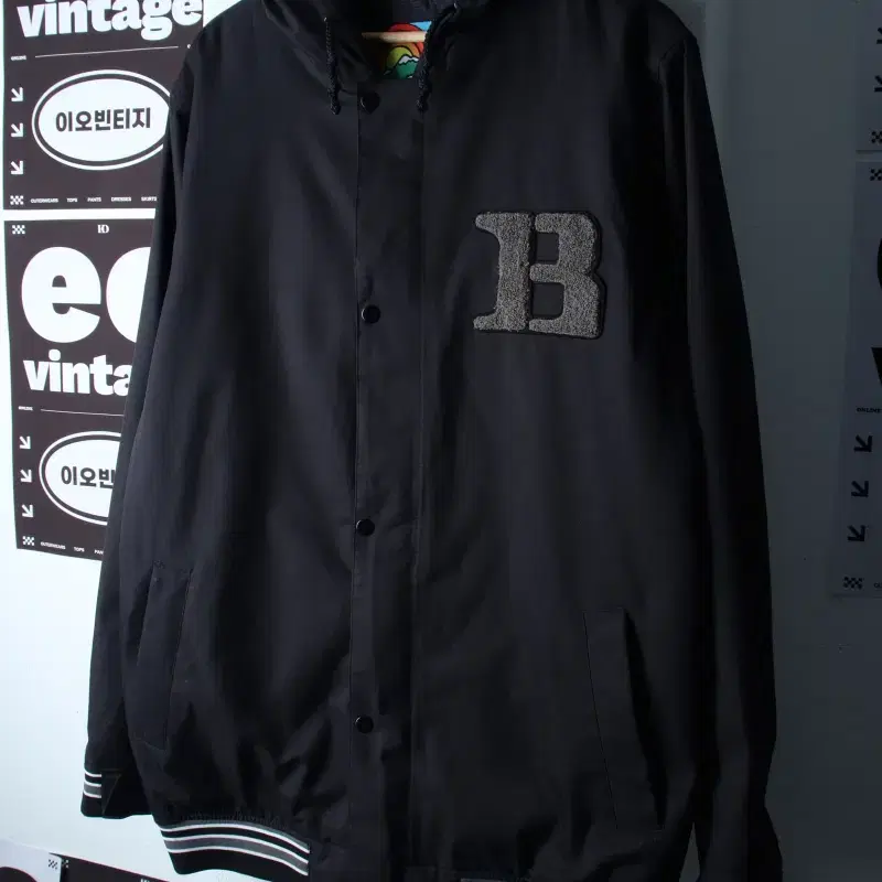 (L-2XL) 버튼 집업 바람막이 점퍼자켓 빅사이즈 코치-H38184