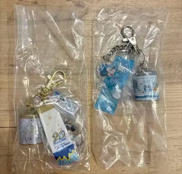 캡슐 토이 디즈니씨 25주년, 20주년 2개 세트 키체인
