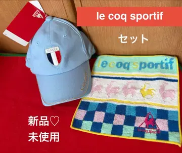 le coq sportif 캡 타월 세트 새상품