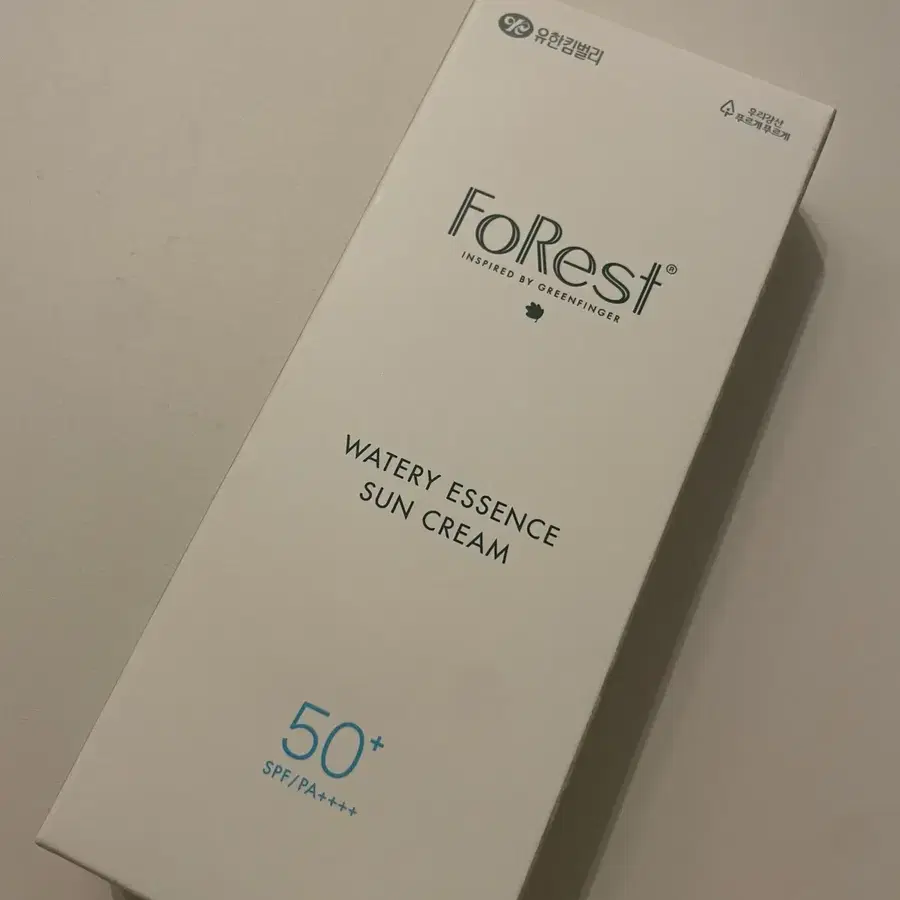 포레스트 워터리 에센스 선크림 80ml 새상품