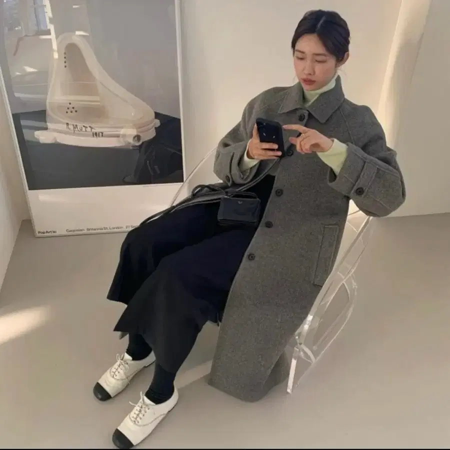 (정품)샤넬 크루즈 레이스업 로퍼 블랙 캐비어 38