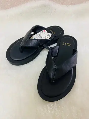 ZARA HOME 플립플랍 24cm 블랙 통굽