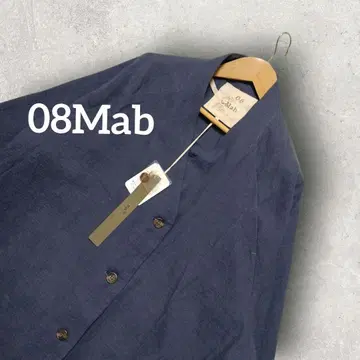 미사용 08맵 08Mab 롱 코트 코튼 린넨 블랙 LL