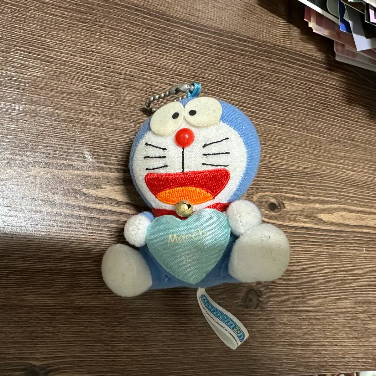 빈티지 도라에몽 생일 인형 키링