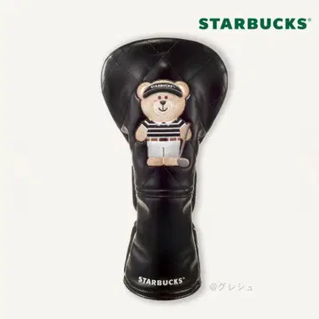 [한국 한정판] STARBUCKS 베어리스타 골프 드라이버 커버 블랙