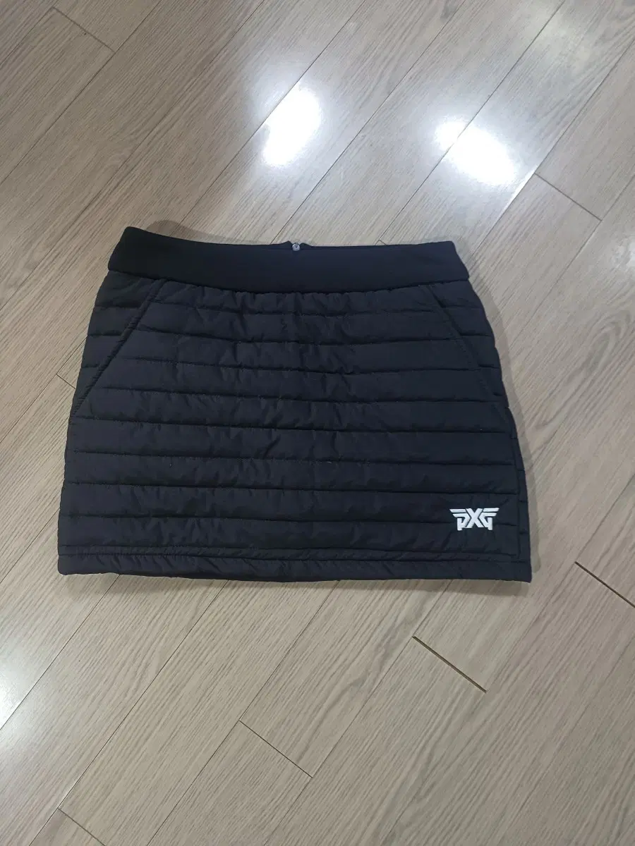 PXG 퀼팅 스커트 블랙 64 밴딩 정품