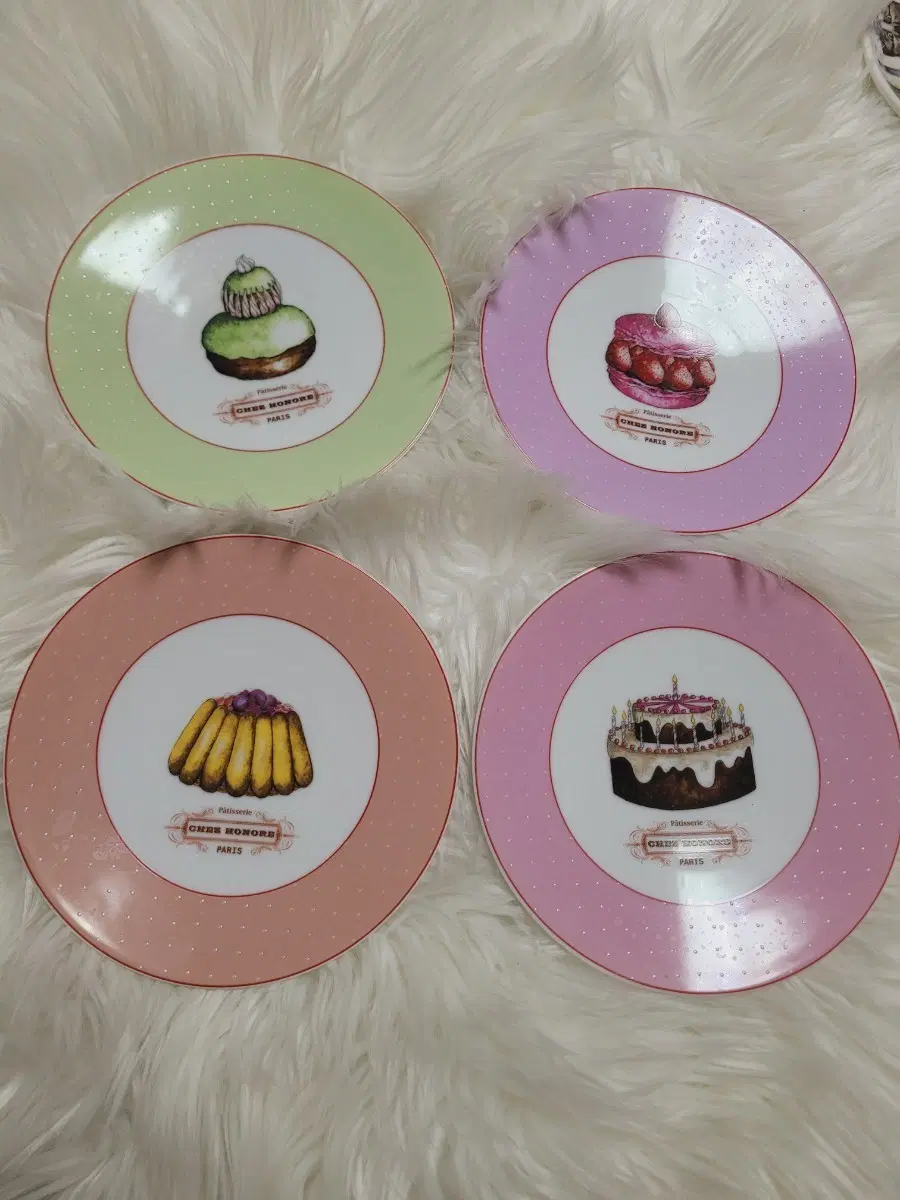CHEE HONORE 파리 디저트 플레이트 4종 세트