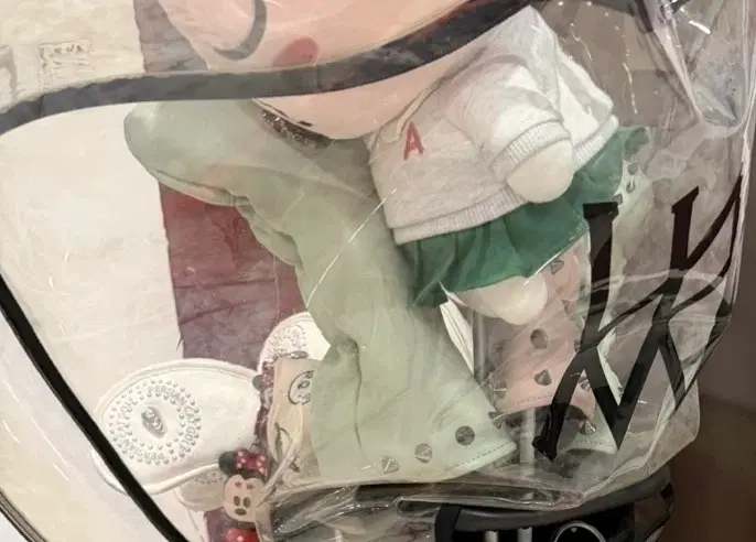 어뉴캐디백 투명비닐커버 구합니다