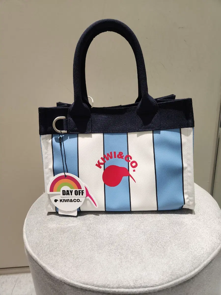 새상품)골든베어 여성 Vertical Striped 미드 사이즈 투웨이 골프 가방