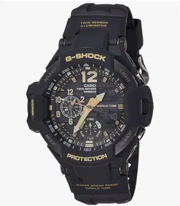 카시오 G-Shock 블랙 다이얼 남성용 GA1100GB