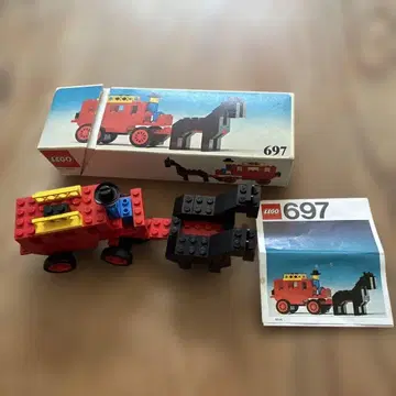 레어 LEGO 레고 697 마차 빈티지