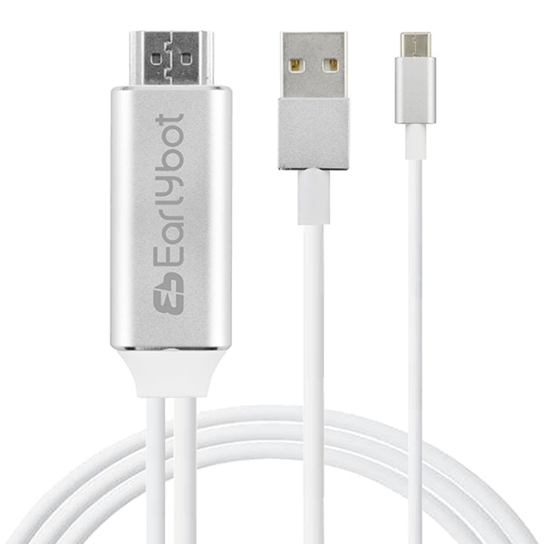USB C to HDMI 4K 미러링 MHL 변환 케이블 2m