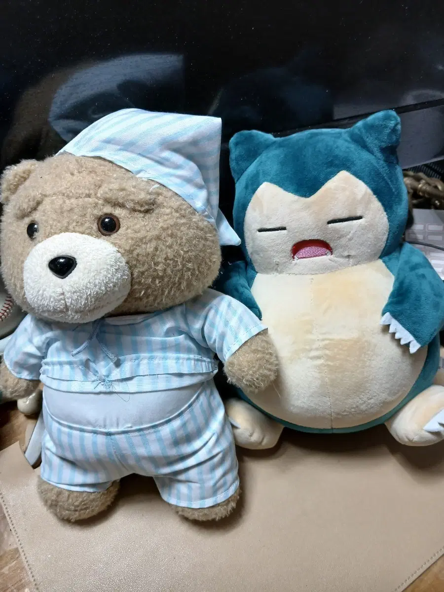 잠옷 입은 곰인형, 잠만보 인형 4점일괄
