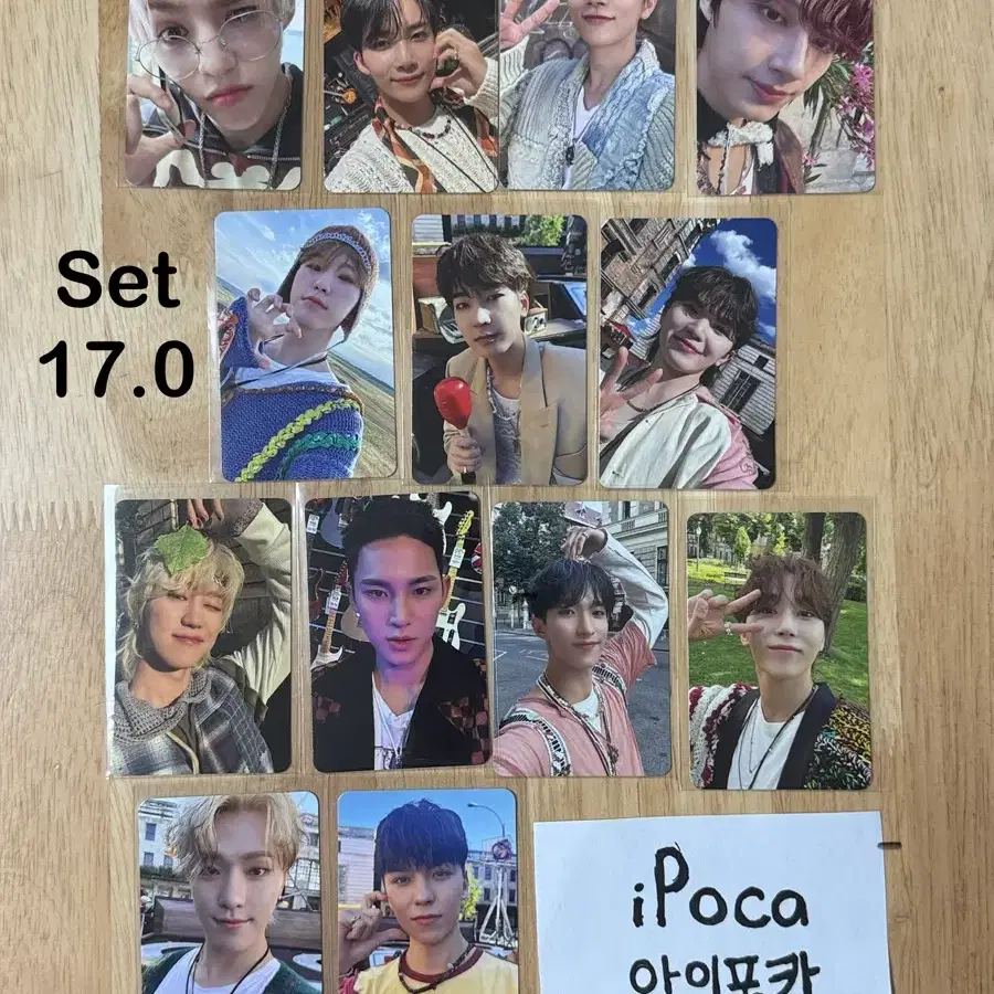 세븐틴 ㅙ븐 쇼피 미공포 세트 일괄