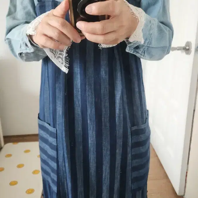 딘트 데님 상하세트  프리 새상품
