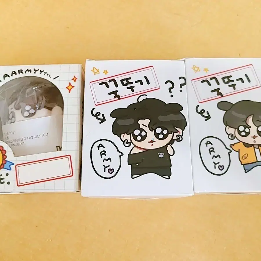 방탄소년단 정국 인형 10cm 깍뚜기소년단 꾹뚜기 피규어 일괄