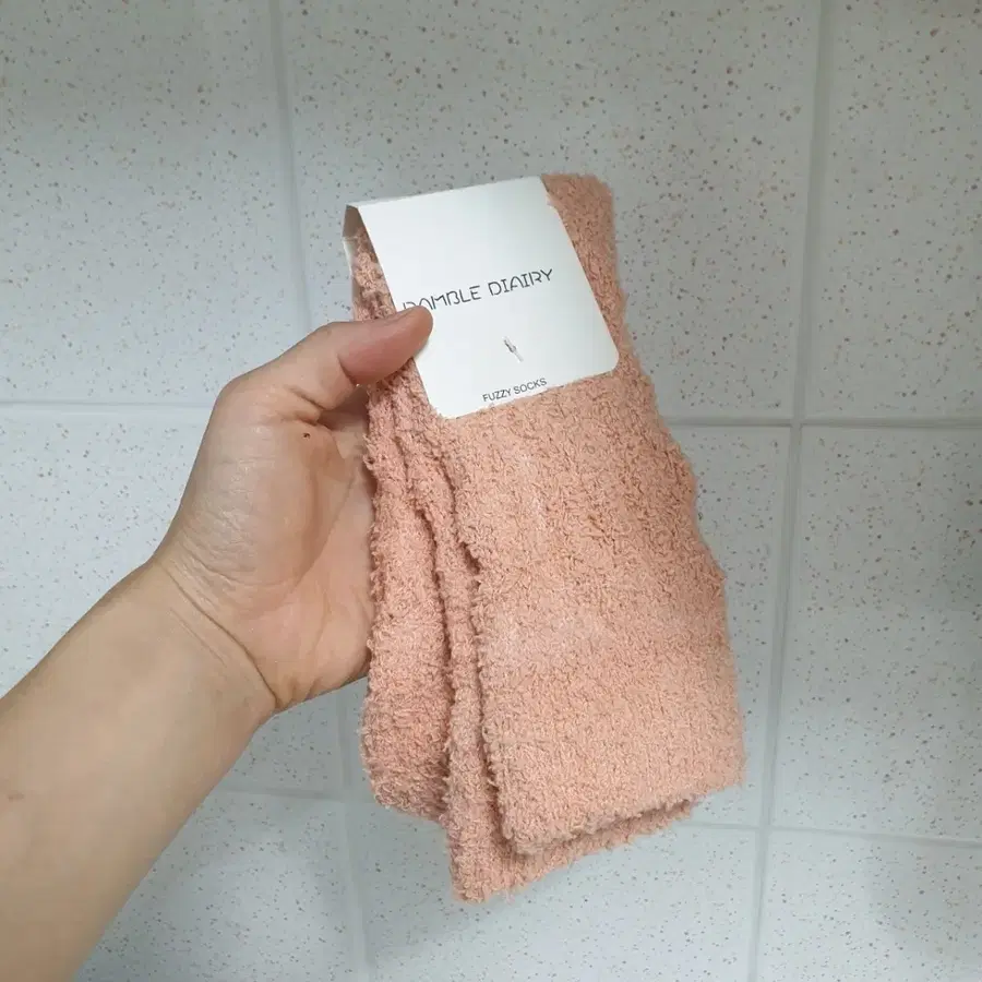새것 퍼양말 핑크양말