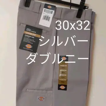 새상품 30x32 SV 더블니 워크 팬츠 디키즈 실버