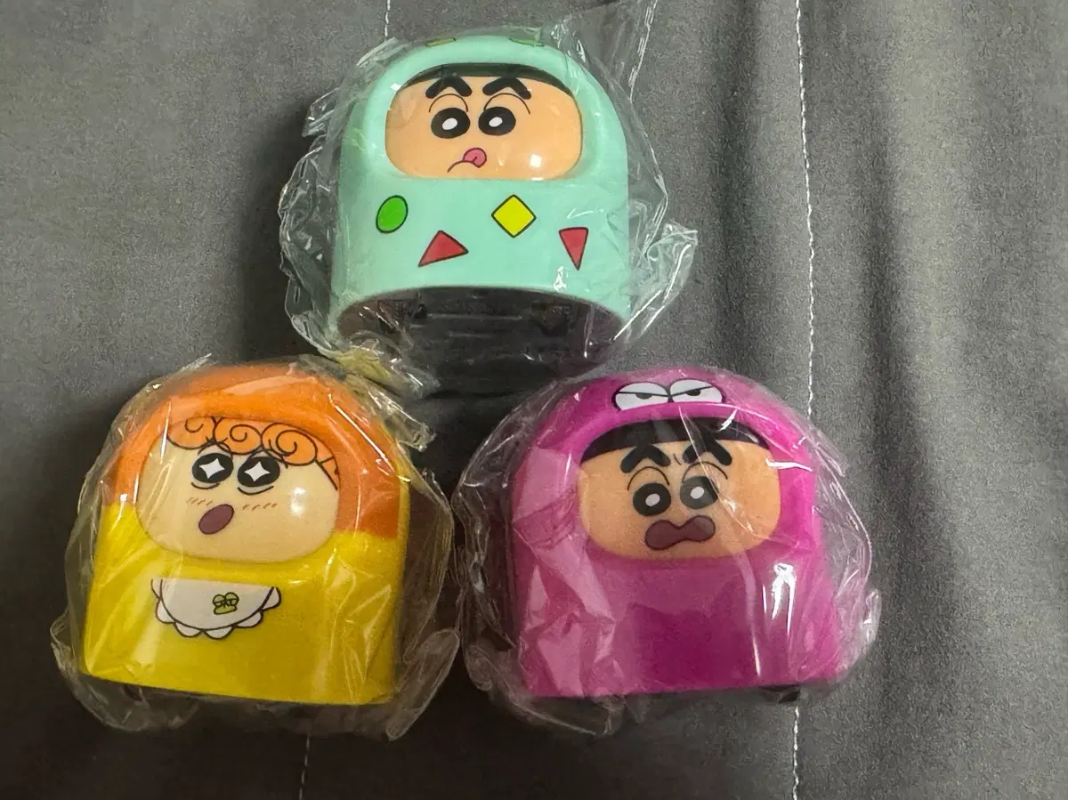 짱구 변신카 피규어 3종 일괄