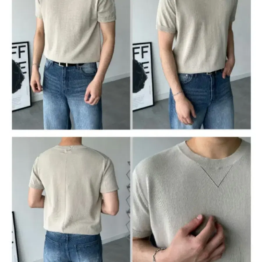 고급진 남자 반팔 티(새상품)팔로우특가